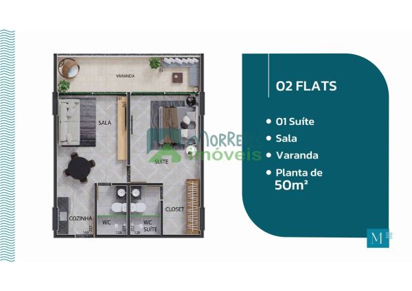 Apartamentos FLAT 25m² a 75m² em João Pessoa na Paraíba