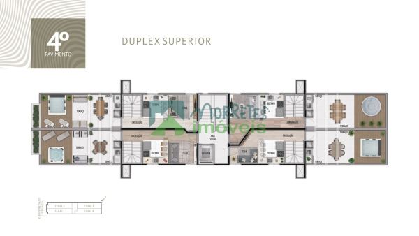 Apartamentos de 2 e 3 Dormitórios  Duplex e Padrão na Praia d...