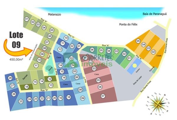 Terreno em condomínio fechado com 450m² acesso a piscinas e vi...